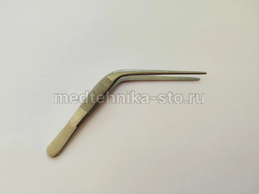 Пинцет ушной горизонтально-изогнутый анатомический, Sammar П-39-230