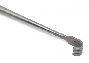 Крючок двухсторонний Senn Retractor, 160 мм тупой