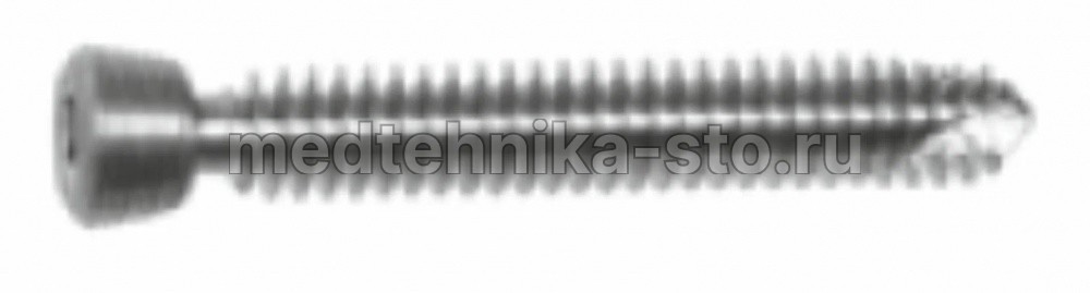 Винт спонгиозный с УС с конич.резьбой д.5,0 мм, дл.50 мм